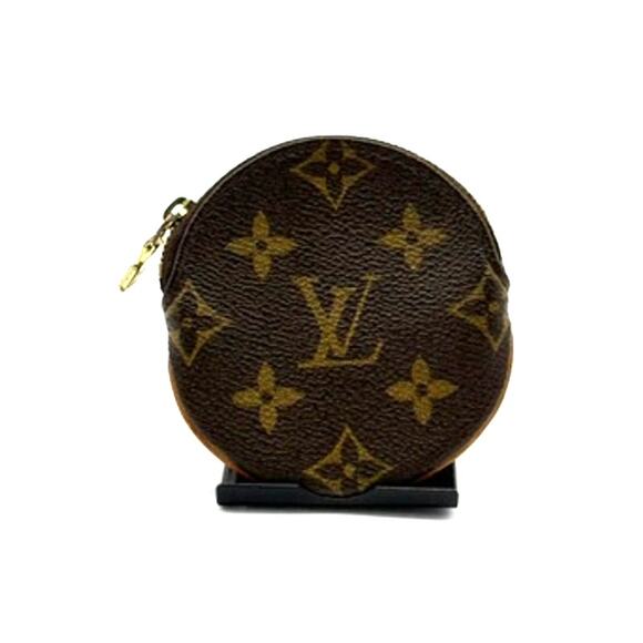 LOUIS VUITTON Monogram Accessories Round Coin Purse*w/BOX*GREAT GIFT*EUC - Picture 1 of 10